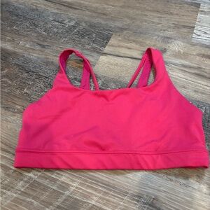 Athleta Dark Pink Sports Bra, Sz S